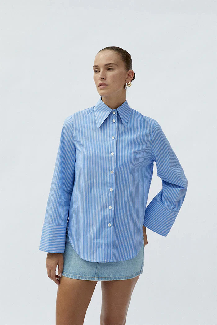 BLANCA Womens Fern Shirt - Azure - Image 2