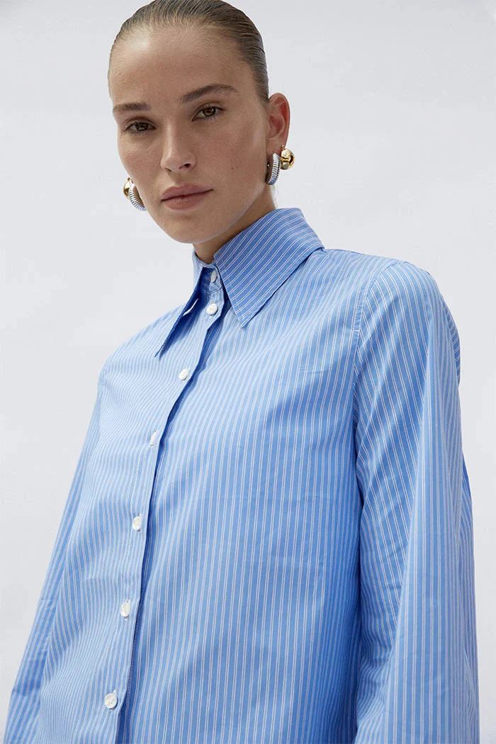 BLANCA Womens Fern Shirt - Azure - Image 4