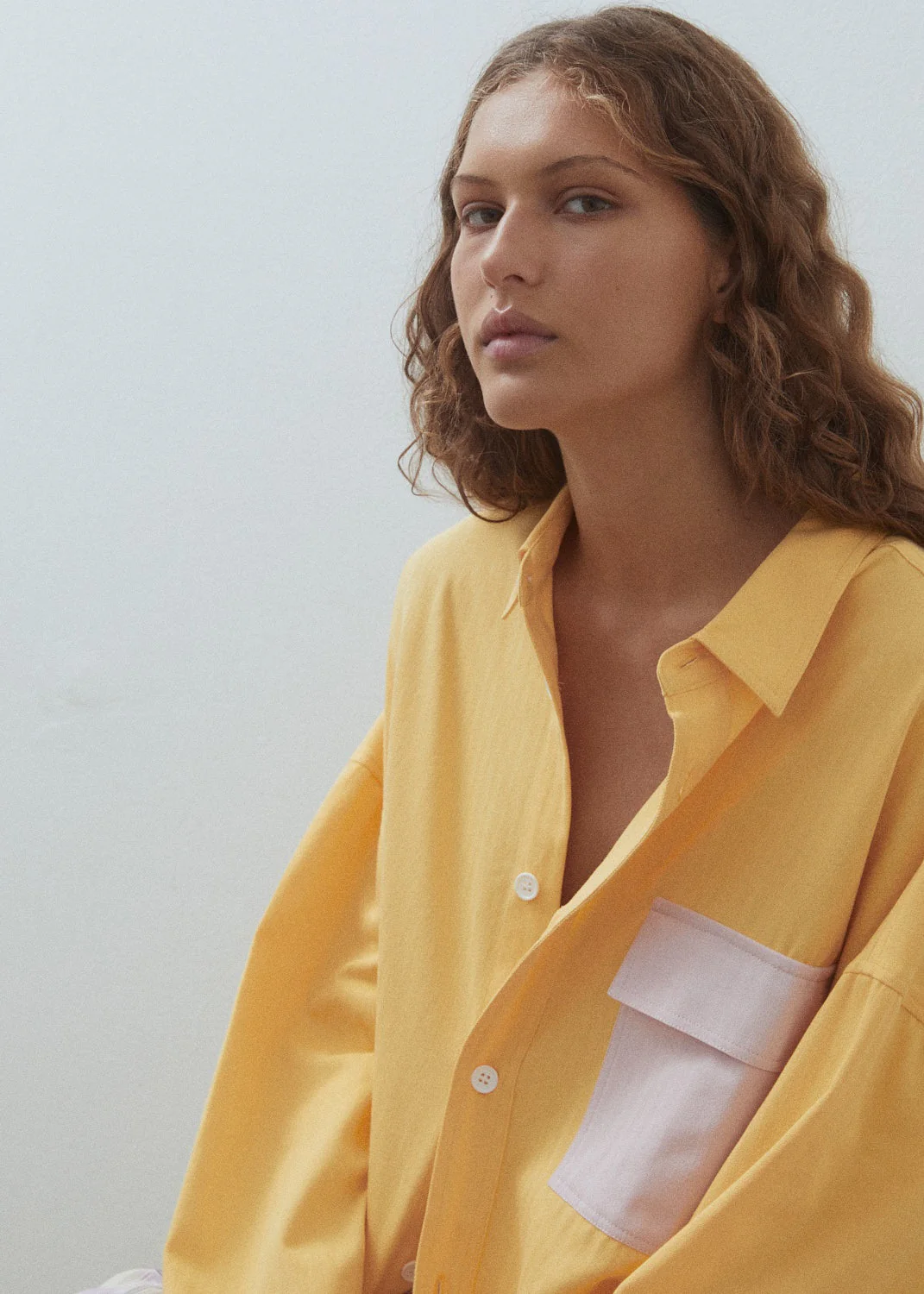 BLANCA Womens George Shirt Marigold - Image 3