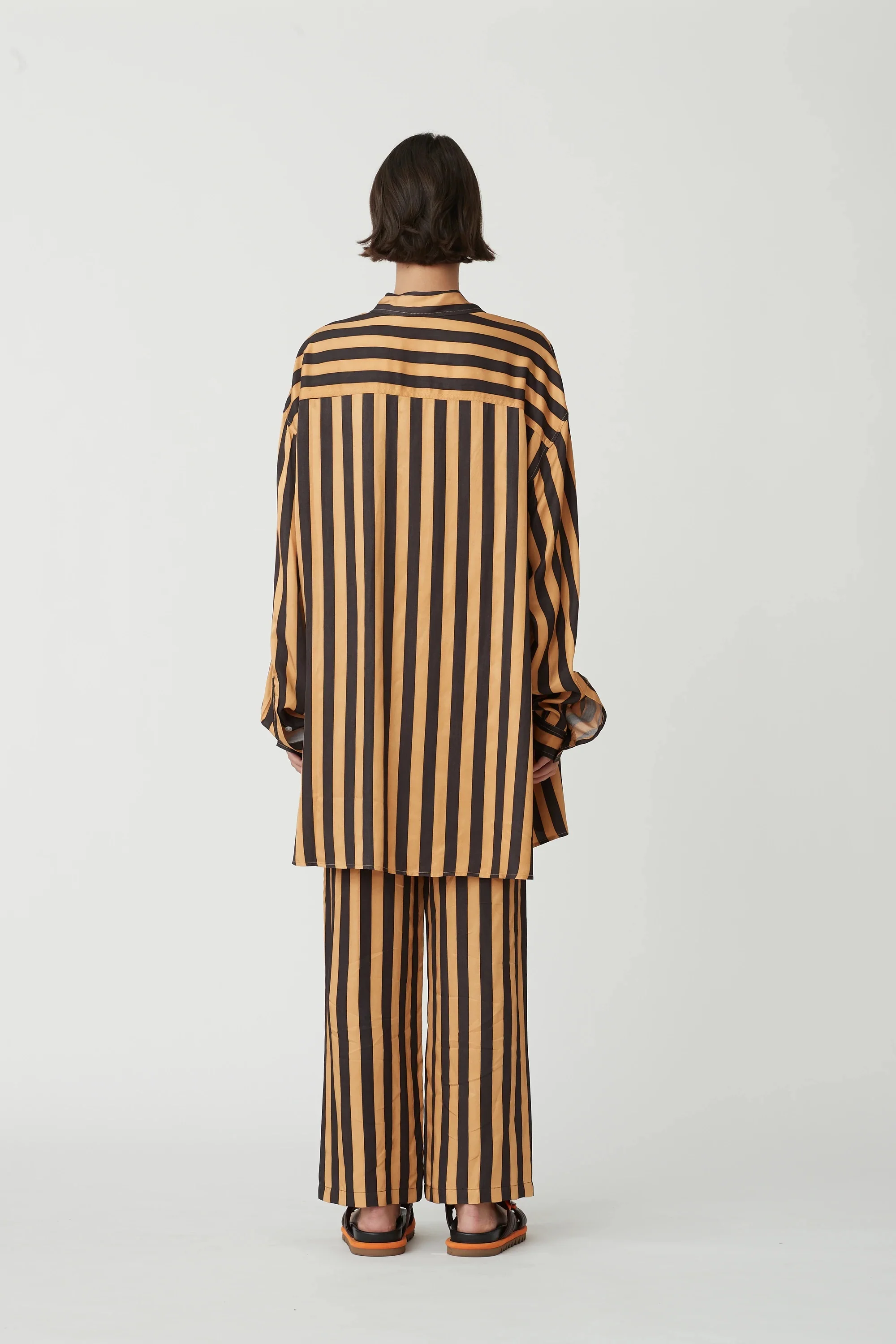 BLANCA Womens Jordan Pants Black & Gold Stripe - Image 2