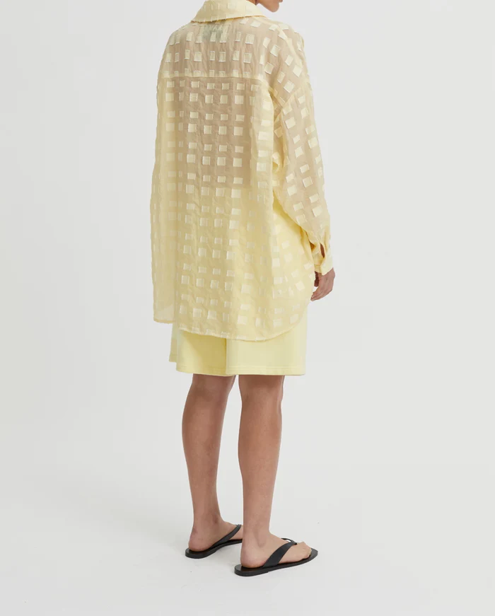 BLANCA Womens Knox Shirt in Butter - Image 4