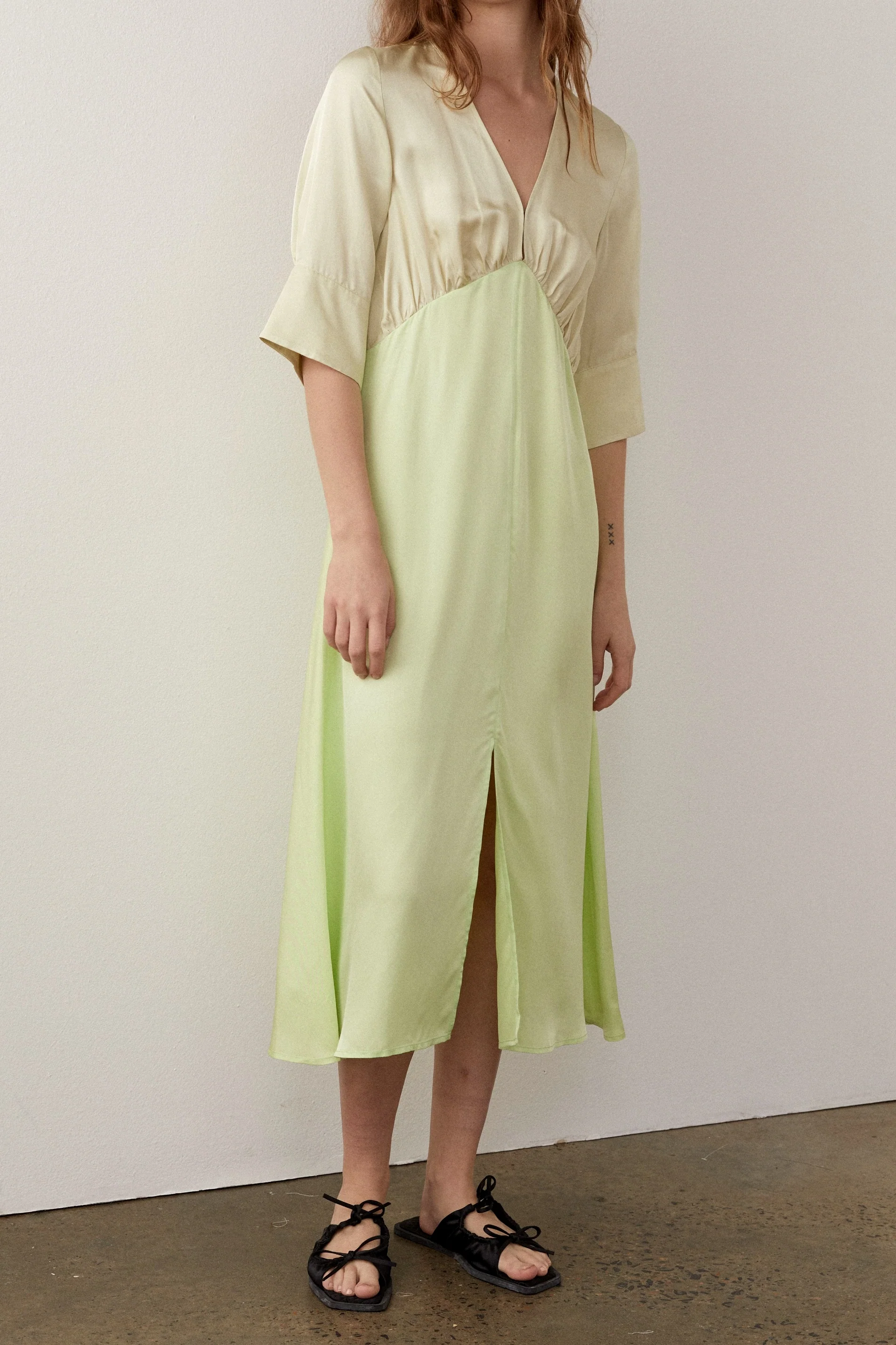 BLANCA Womens Mandy Dress Green - Image 4