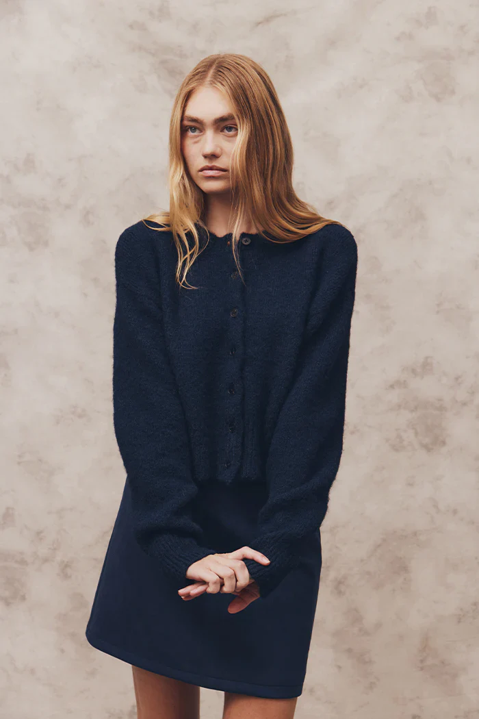 BLANCA Womens Marlo Cardigan Navy - Image 3
