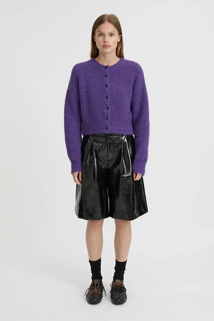 BLANCA Womens Marlo Cardigan Purple - Image 3
