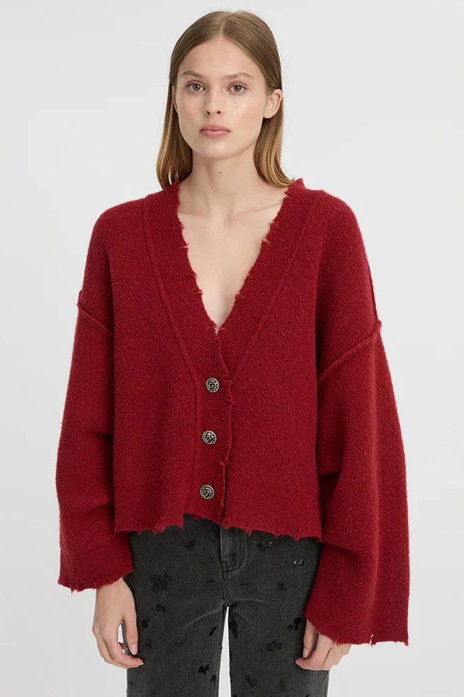 BLANCA Womens Pepa Cardigan Burgundy