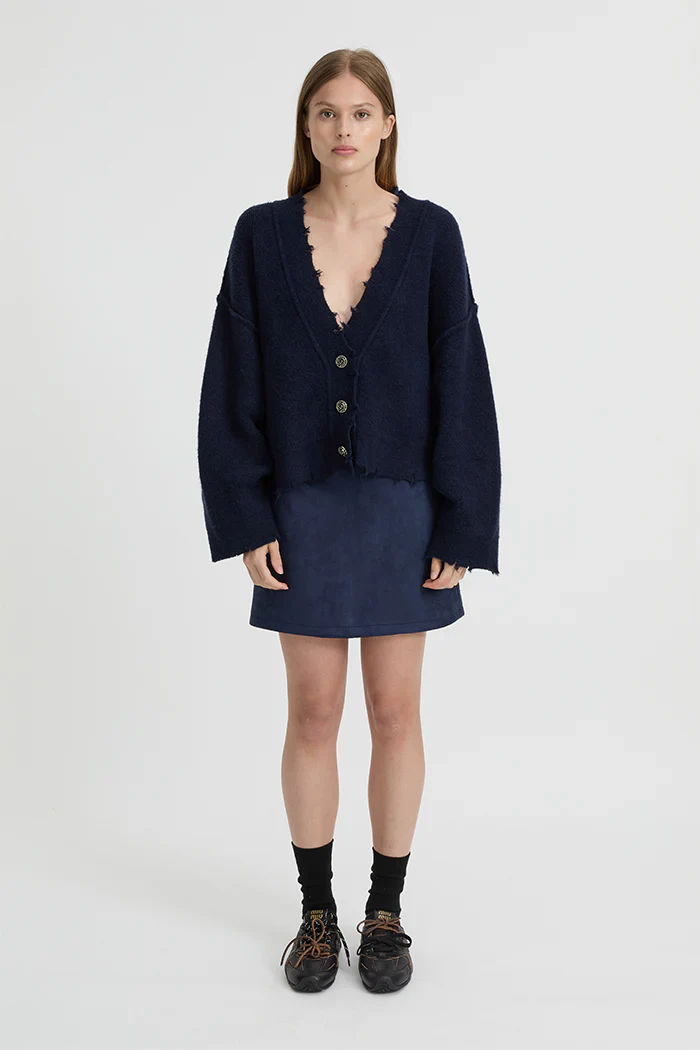 BLANCA Womens Pepa Cardigan Navy - Image 5