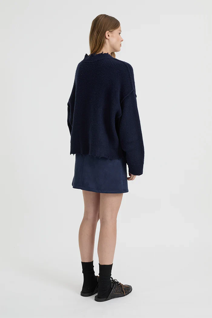 BLANCA Womens Pepa Cardigan Navy - Image 6