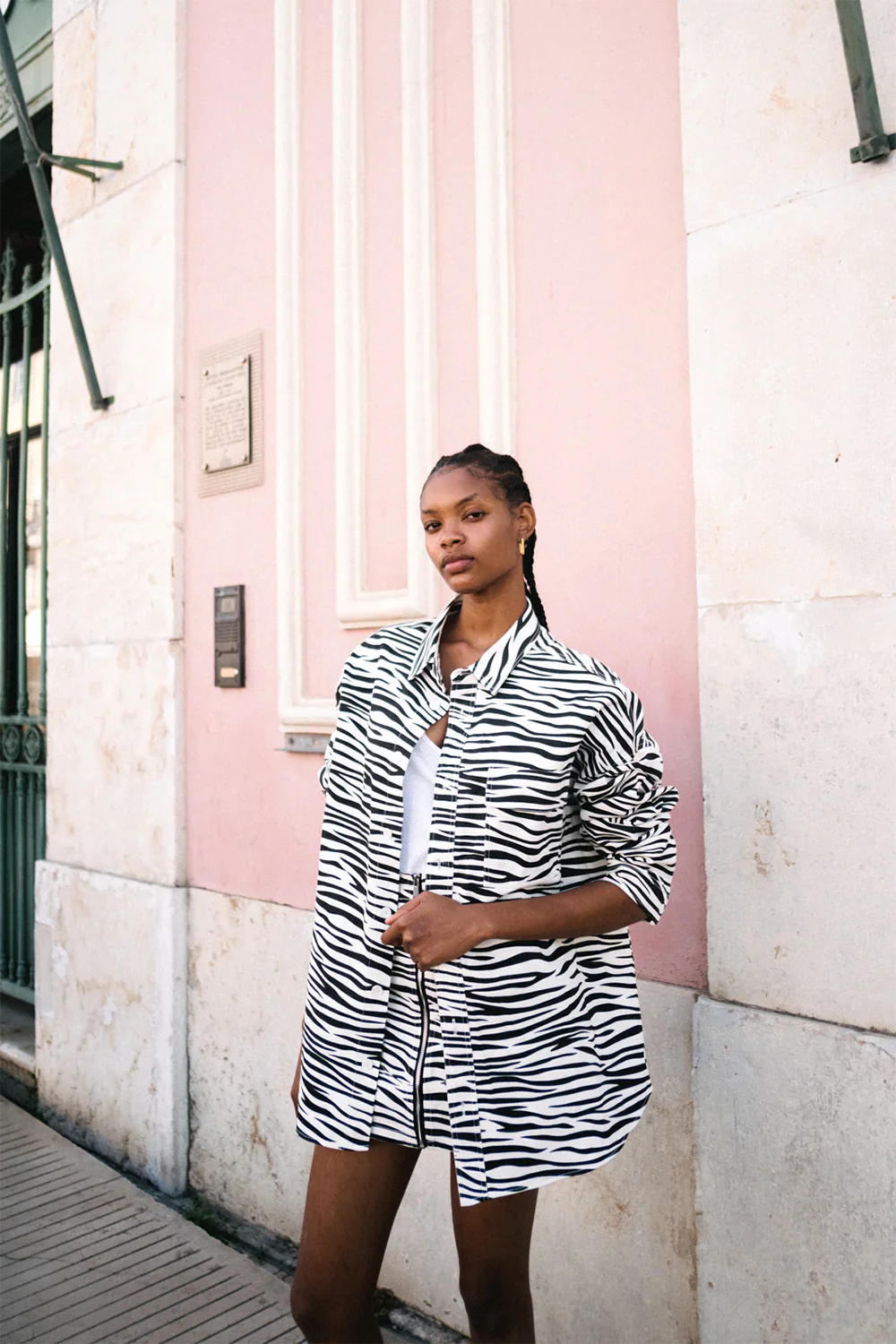 BLANCA Womens Quinn Jacket - Zebra - Image 7