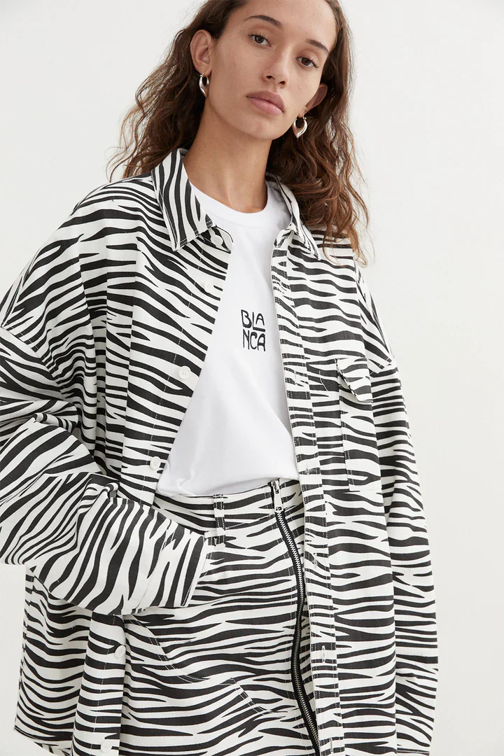 BLANCA Womens Quinn Jacket - Zebra - Image 9