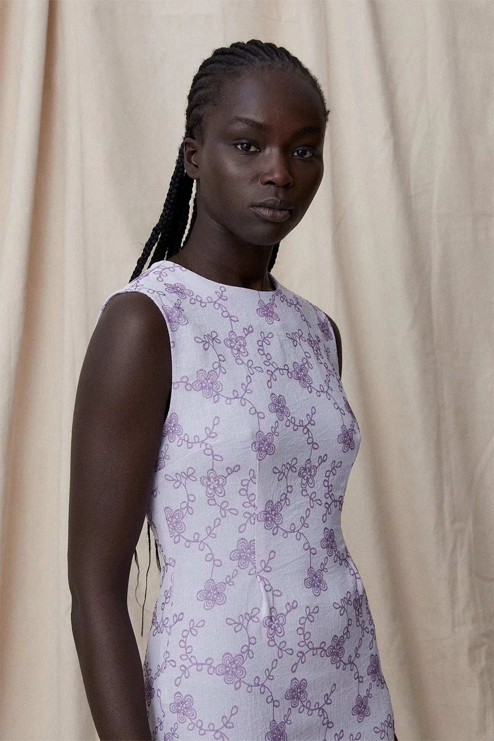 BLANCA Womens Rosana Dress - Lilac - Image 4