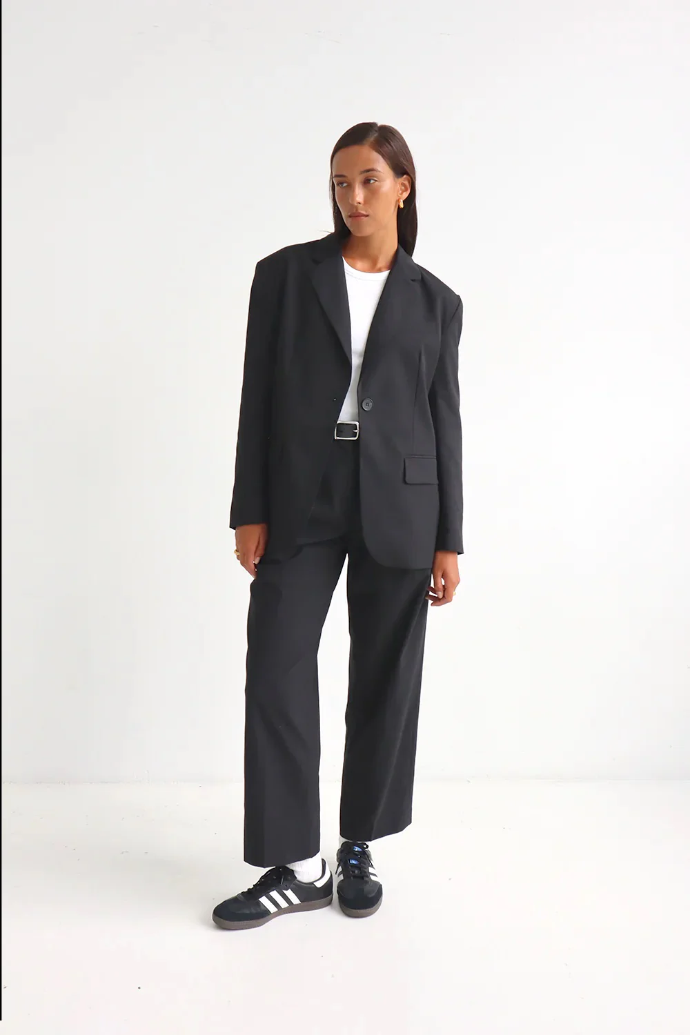 BLANCA Womens Vincent Blazer Noir - Image 3