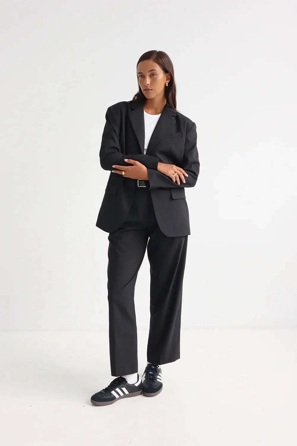 BLANCA Womens Vincent Blazer Noir - Image 5