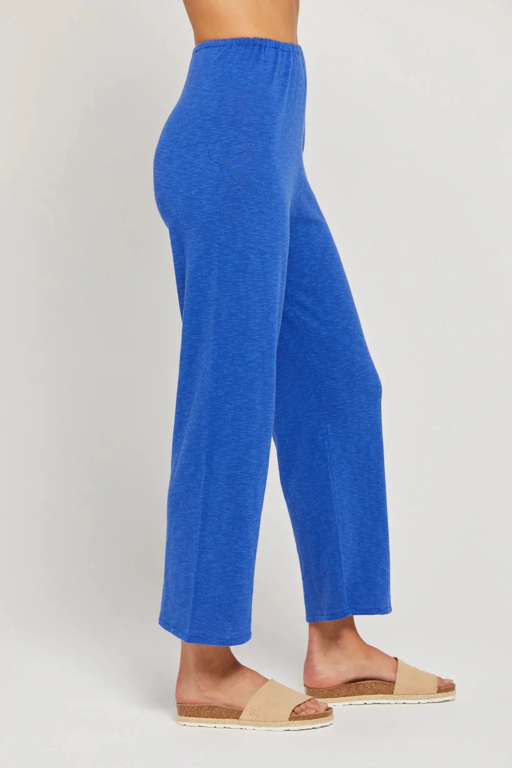 BY RIDLEY Womens Allyson Linen Pant - Royal Blue - Image 3