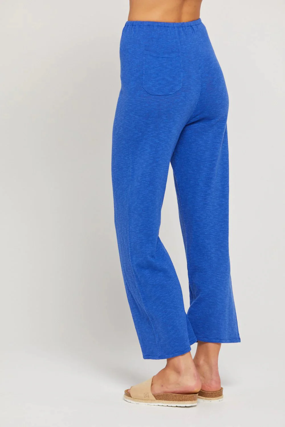 BY RIDLEY Womens Allyson Linen Pant - Royal Blue - Image 4