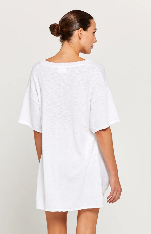 BY RIDLEY Womens Teresa Linen Top - White - Image 7