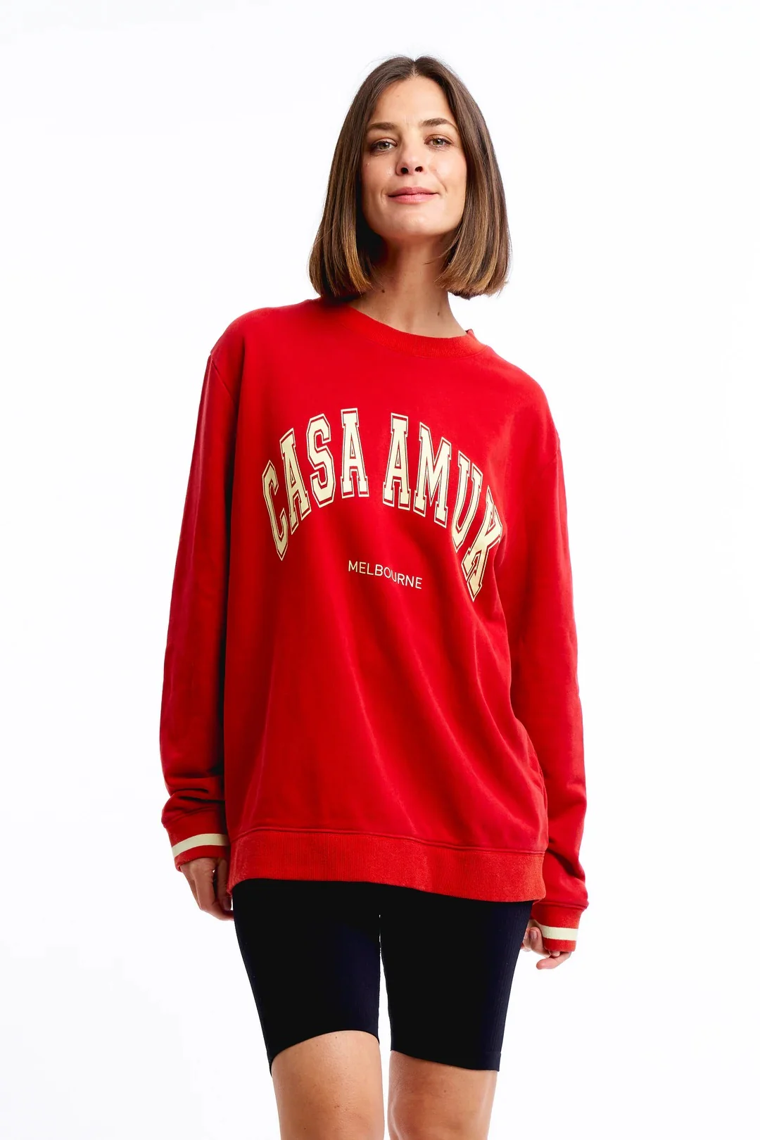 Casa Amuk WOMENS LIMITED EDITION VINTAGE JUMPER - RED - Image 3