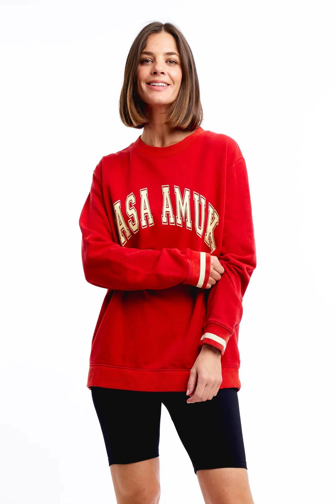 Casa Amuk WOMENS LIMITED EDITION VINTAGE JUMPER - RED - Image 5