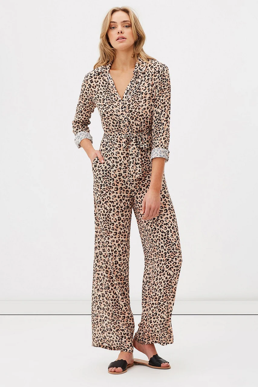 Charlie Holiday  WOMENS FELINE JUMPSUIT LEOPARD PRINT - Image 6