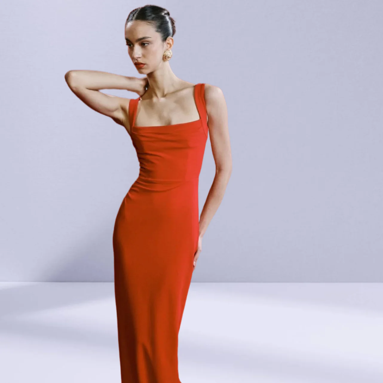 EFFIE KATS Marbella Gown - Cherry Red - – Formal Evening Dress Black Tie - Image 2