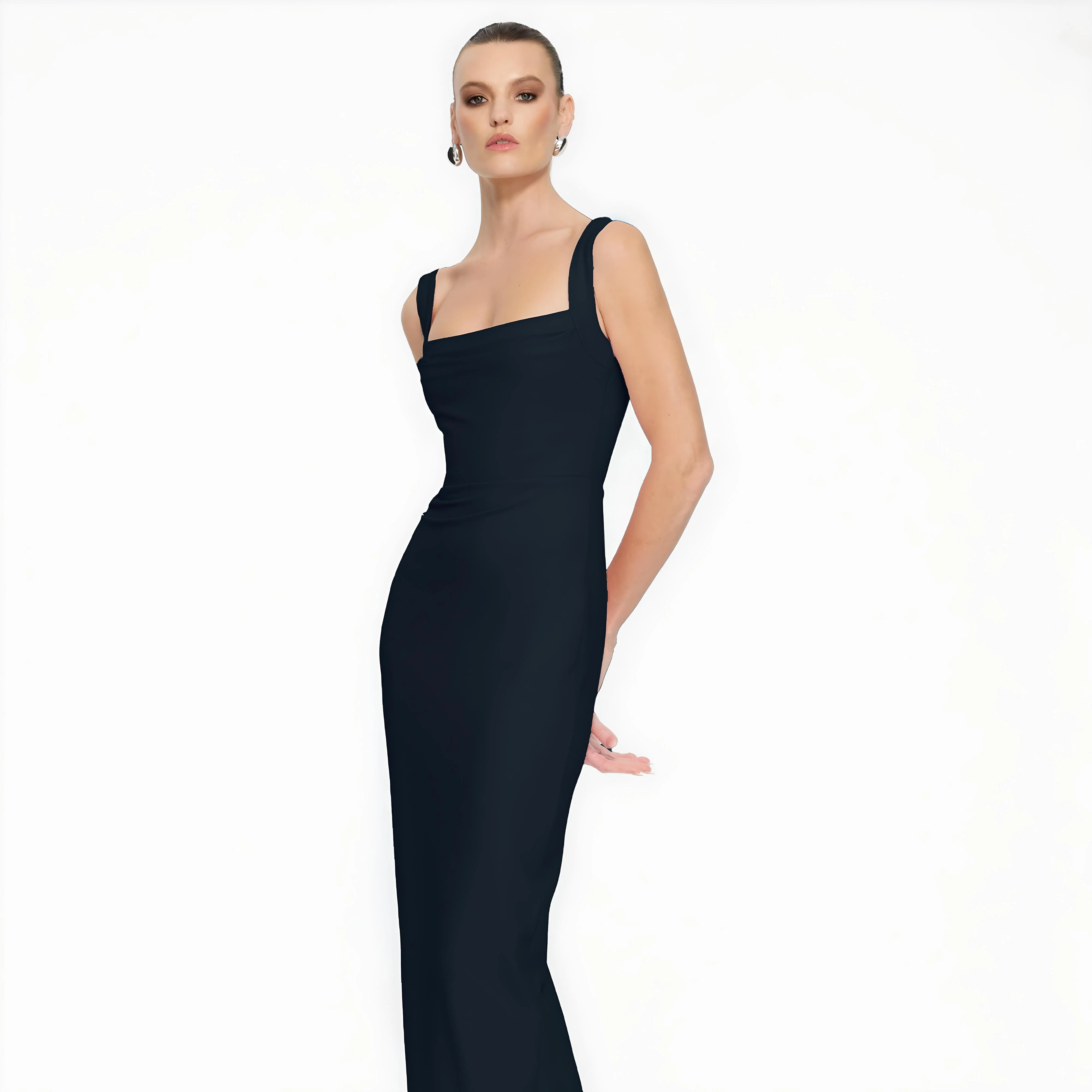 EFFIE KATS Marbella Gown Ink – Formal Evening Dress Black Tie - Image 3