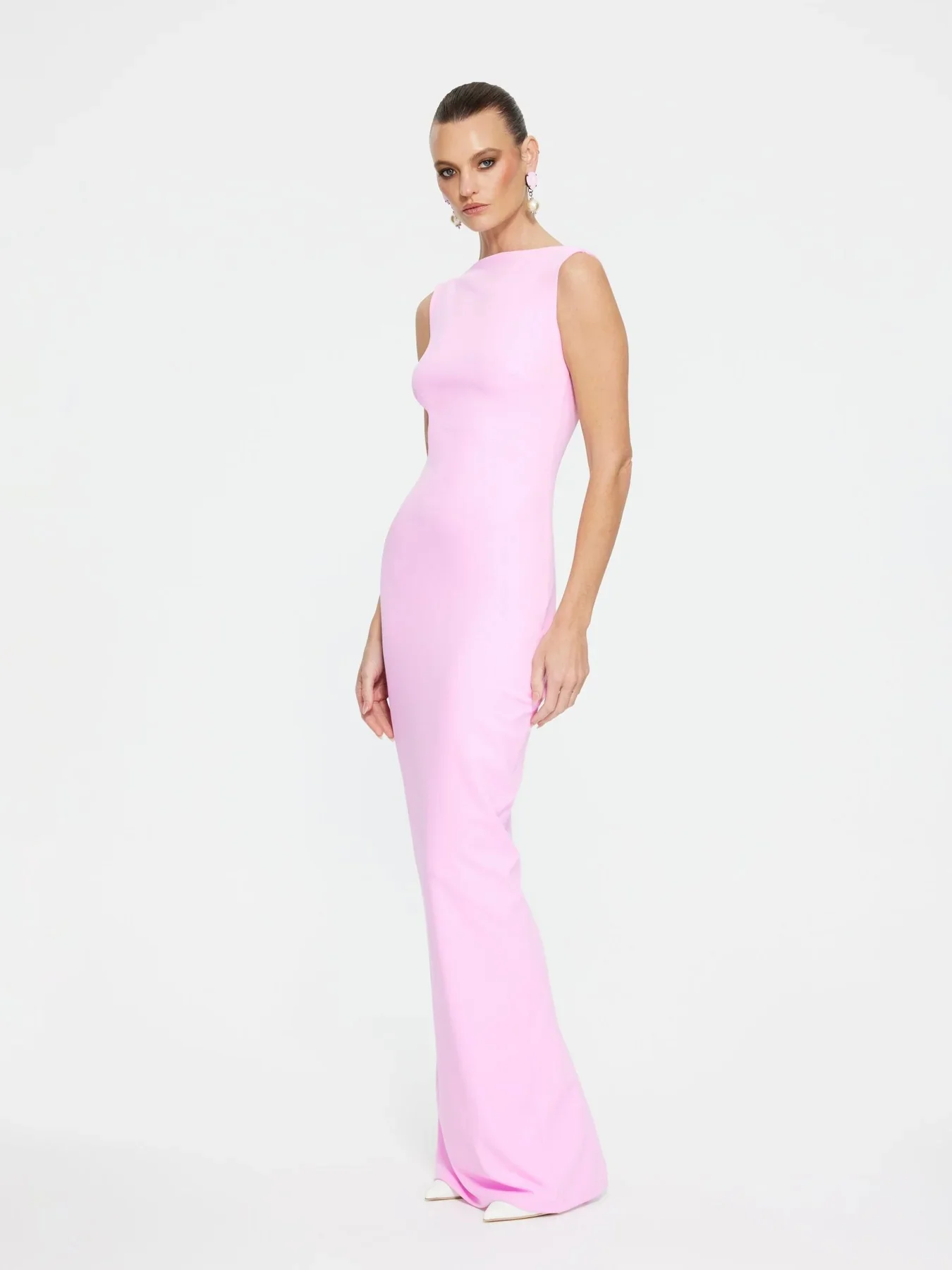 EFFIE KATS Verona Gown - Taffy Pink - Formal Evening Dress Wedding Guest - Image 2