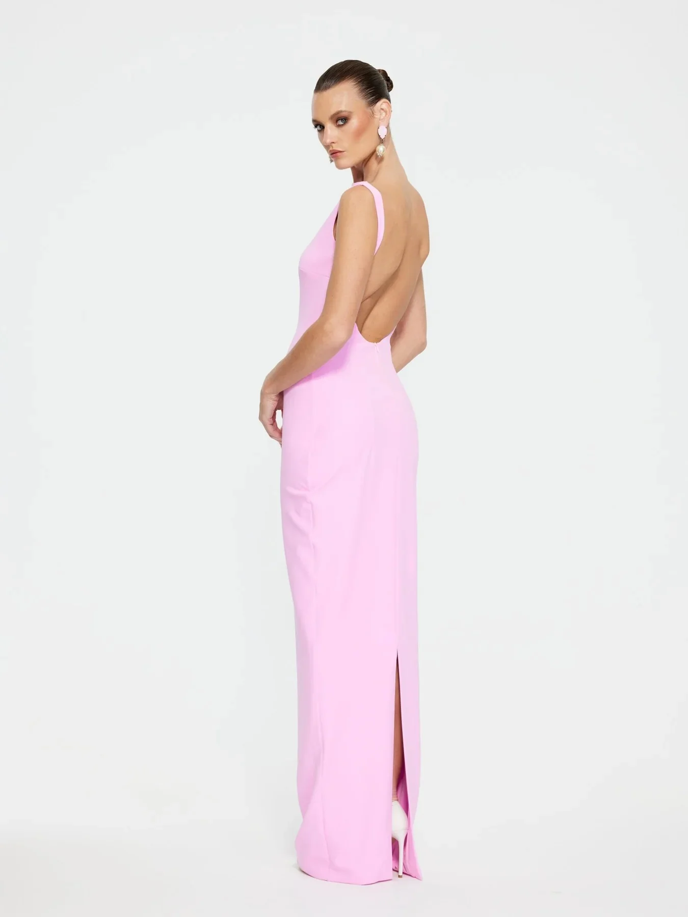 EFFIE KATS Verona Gown - Taffy Pink - Formal Evening Dress Wedding Guest - Image 4