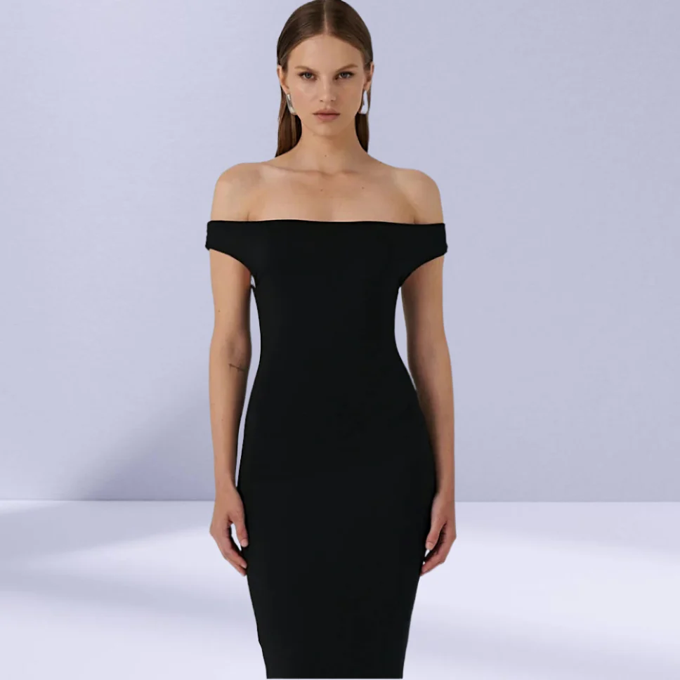 EFFIE KATS Womens Adalee Maxi Dress - Black - Image 2