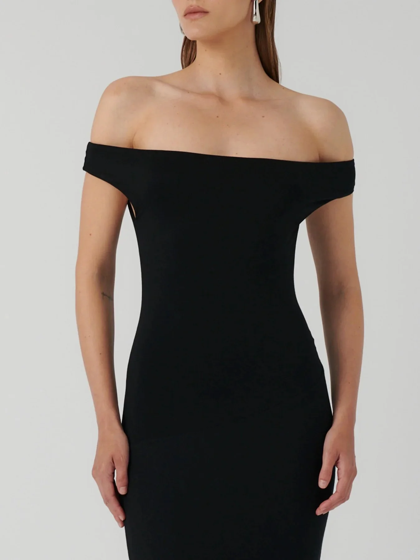 EFFIE KATS Womens Adalee Maxi Dress - Black - Image 4