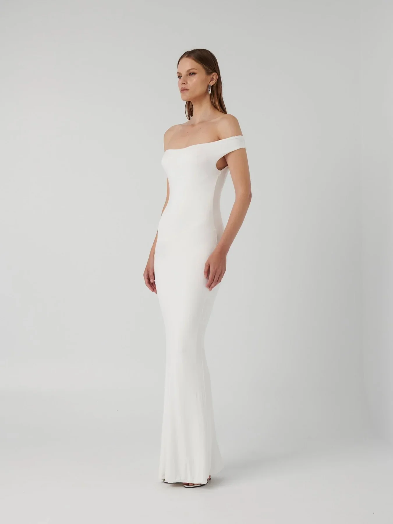EFFIE KATS Womens Adalee Maxi Dress - Vanilla - Image 4