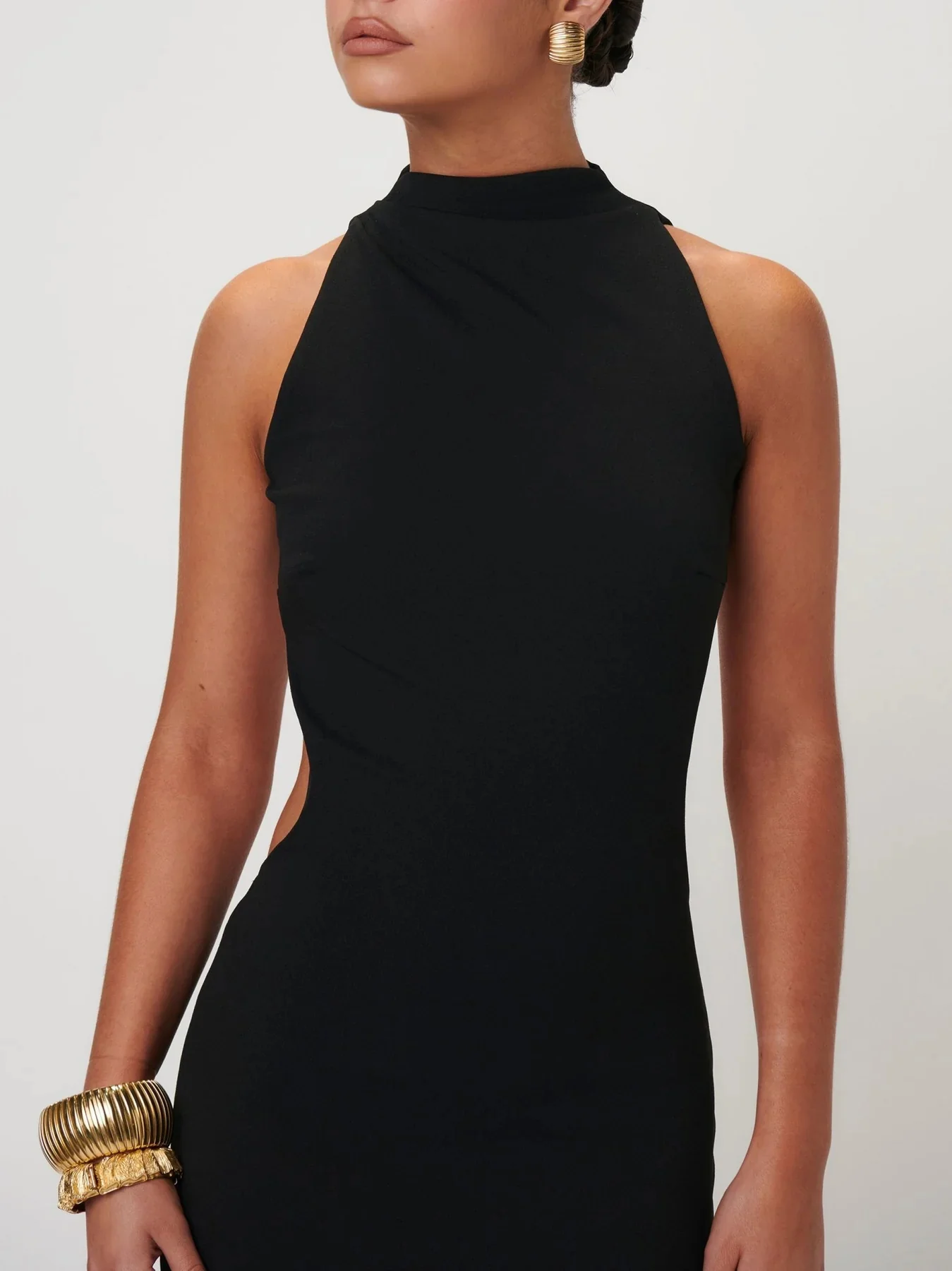 EFFIE KATS Womens Ambre Gown - Black - Image 3