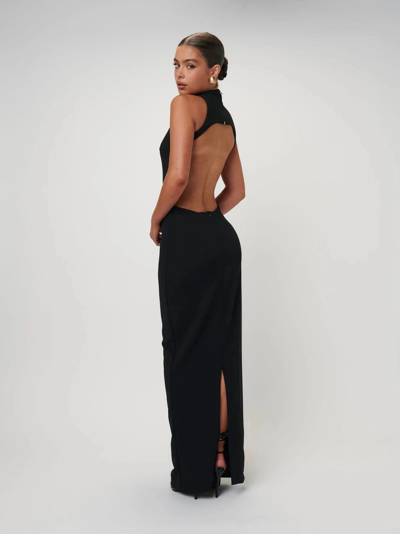 EFFIE KATS Womens Ambre Gown - Black - Image 4