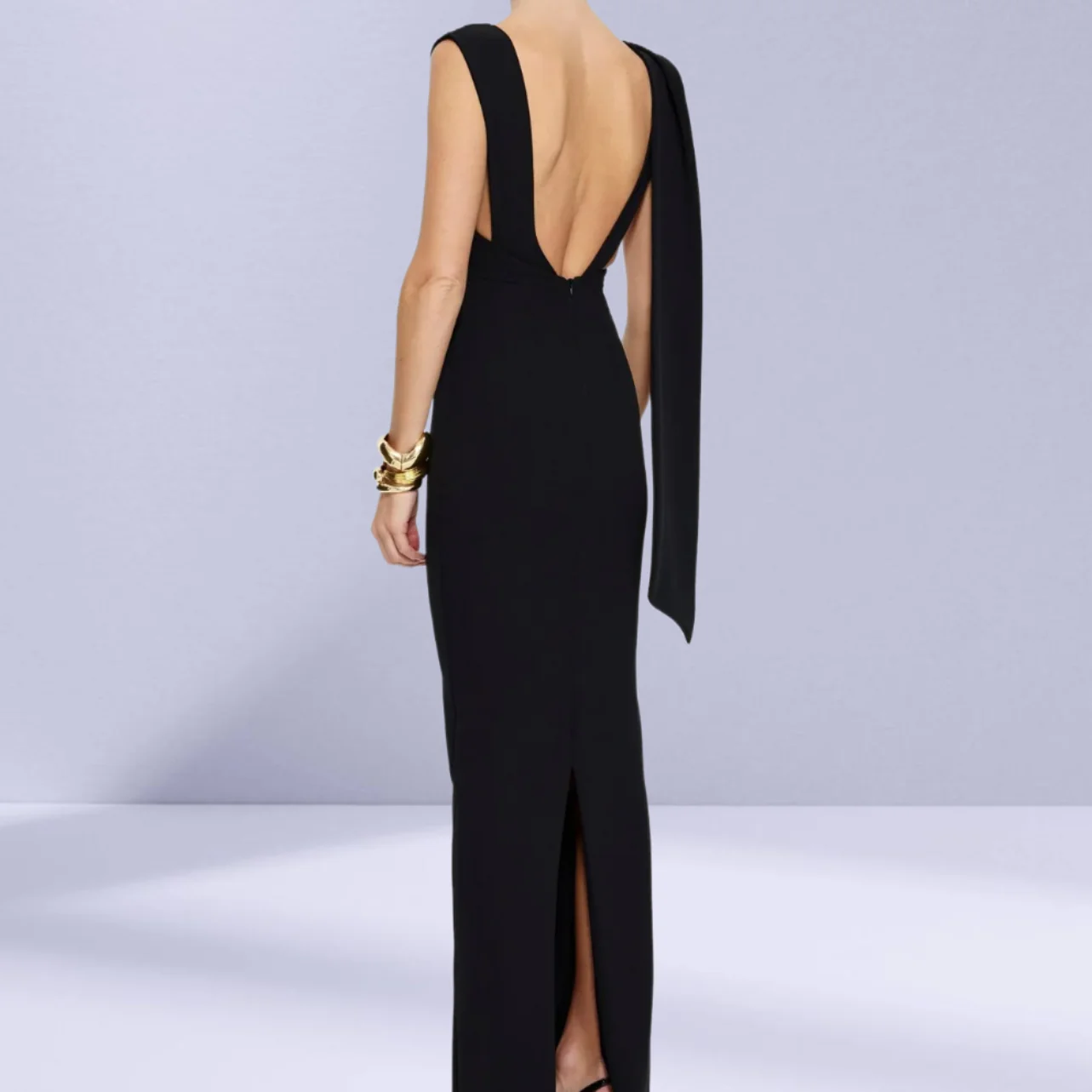 EFFIE KATS Womens Audrey Gown - Black - Image 4