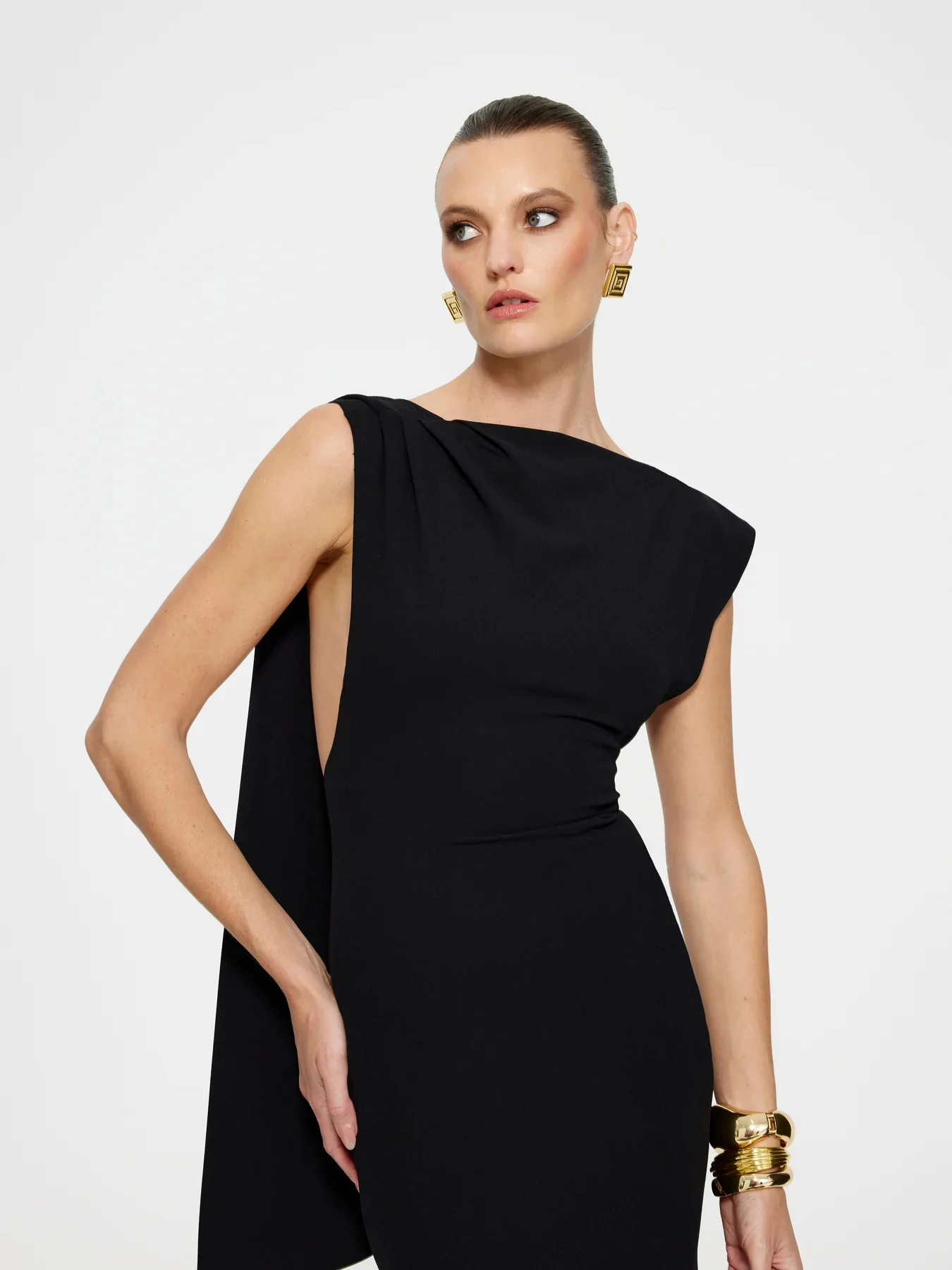 EFFIE KATS Womens Audrey Gown - Black - Image 7