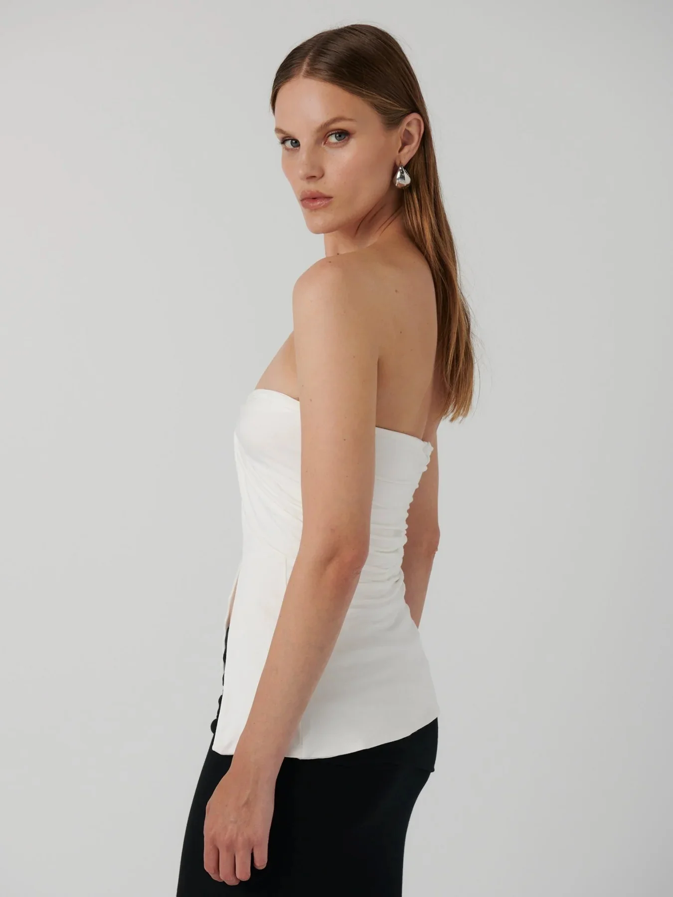 EFFIE KATS Womens Esmae Top - Vanilla - Image 4