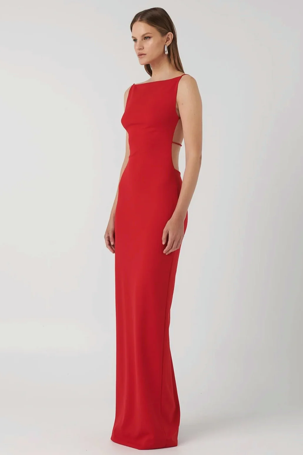 EFFIE KATS Womens Gabbi Gown - Red - Image 5