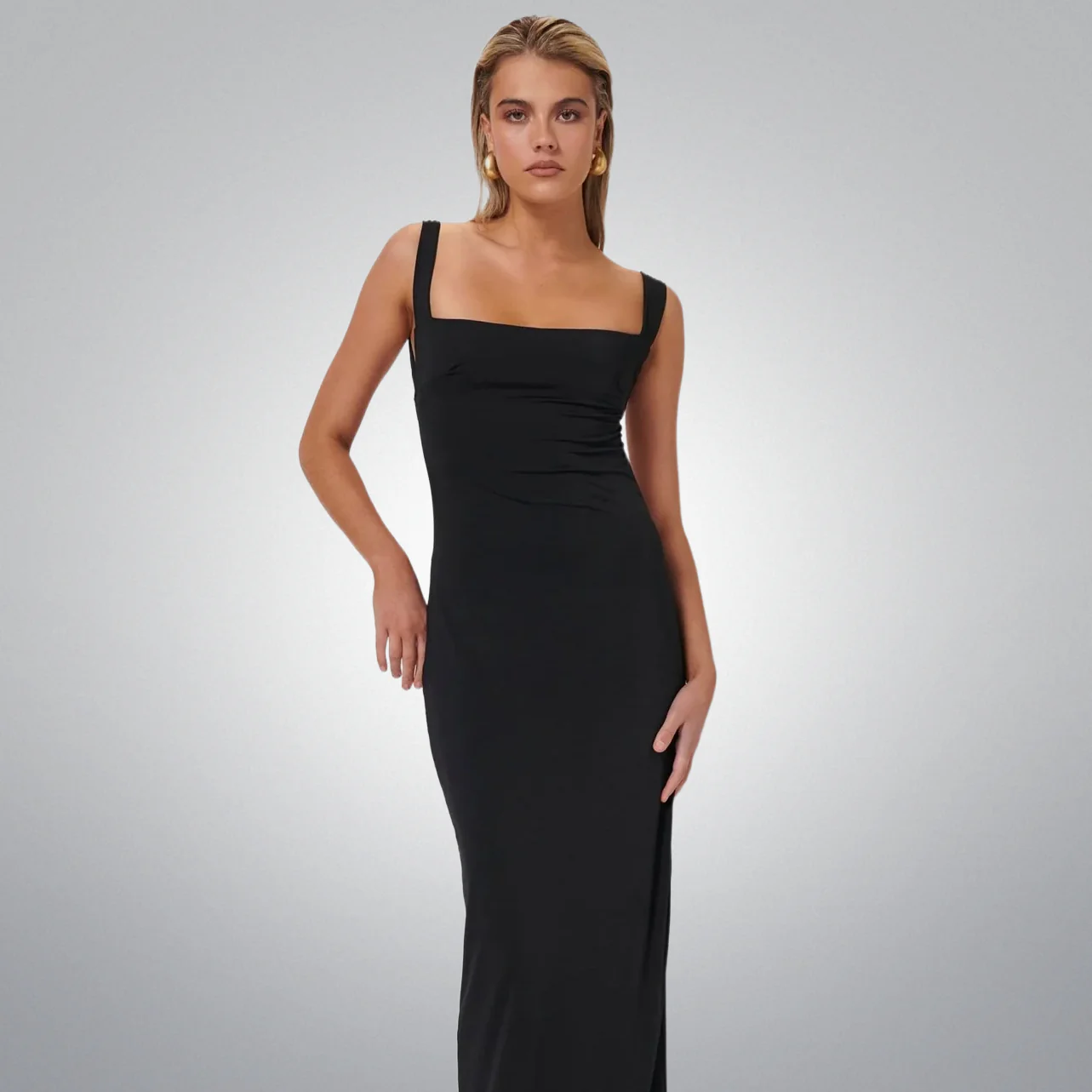 EFFIE KATS Womens Helena Gown - Black - Image 2