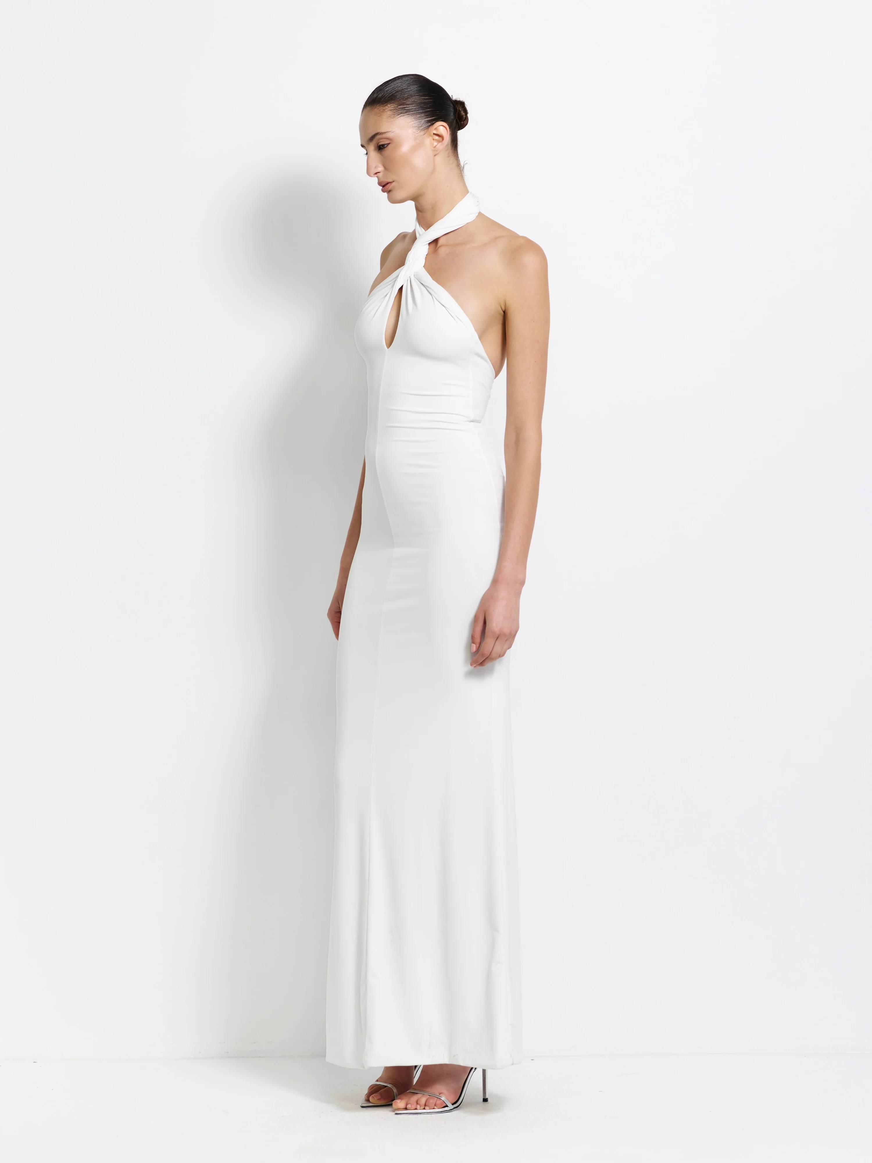 EFFIE KATS Womens Idella Gown in Vanilla - Image 2