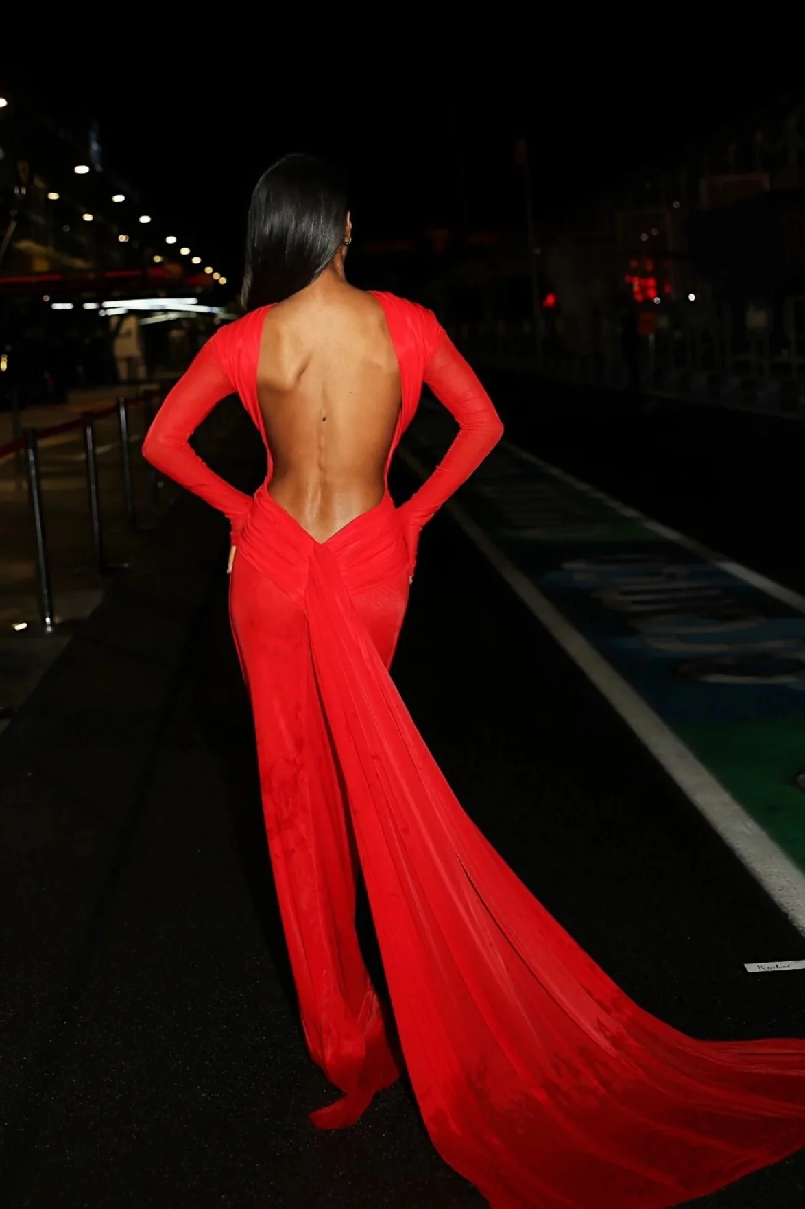 EFFIE KATS Womens Monaco Gown - Red - Image 3