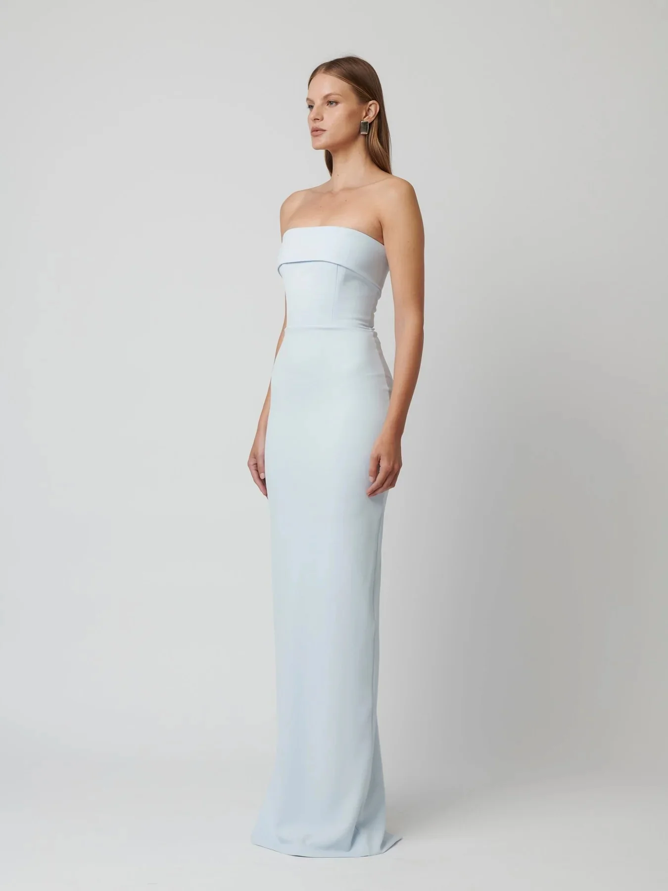 EFFIE KATS Womens Monroe Gown - Ice Blue - Image 5