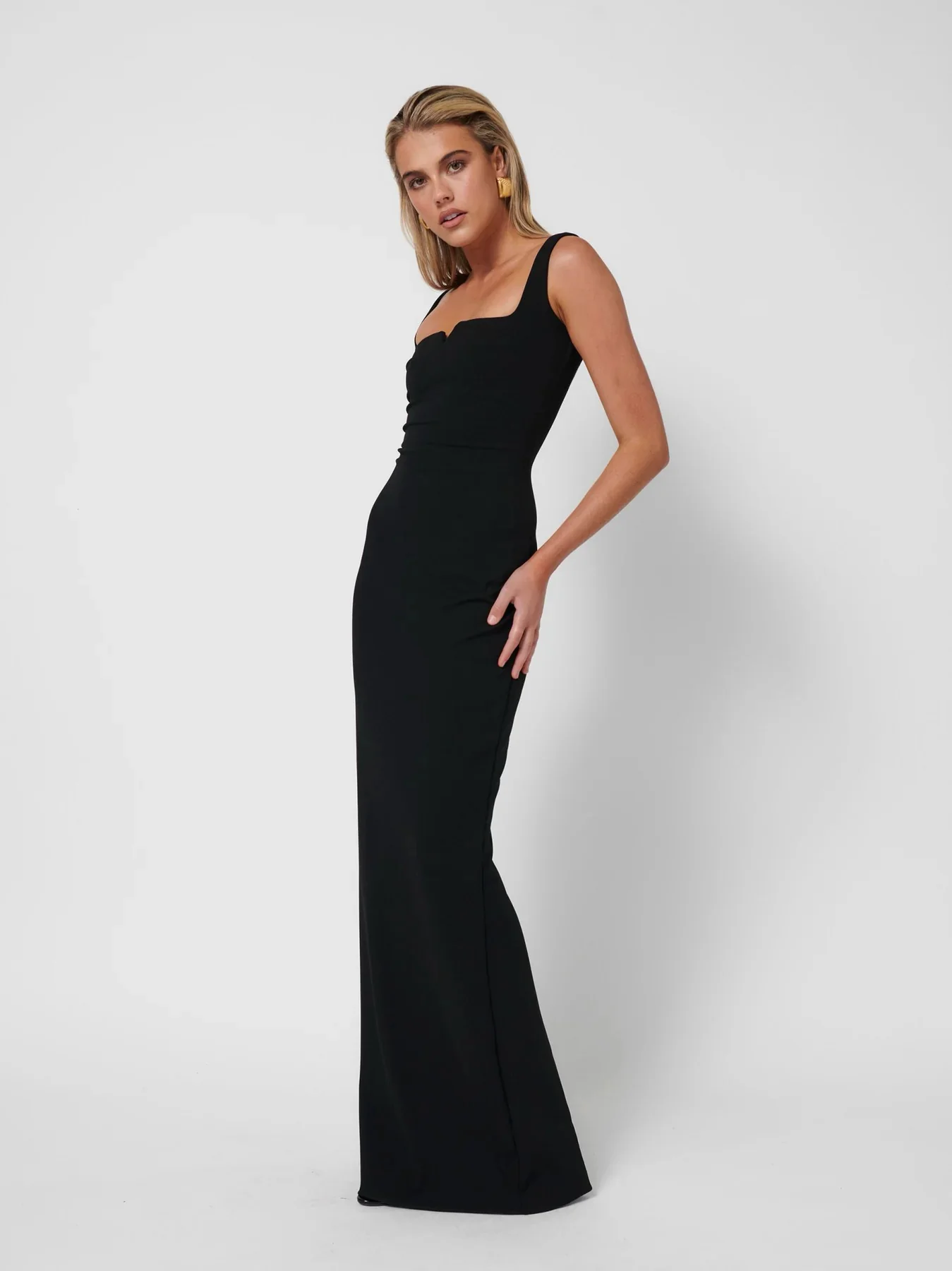 EFFIE KATS Womens Natalya Gown - Black - Image 3