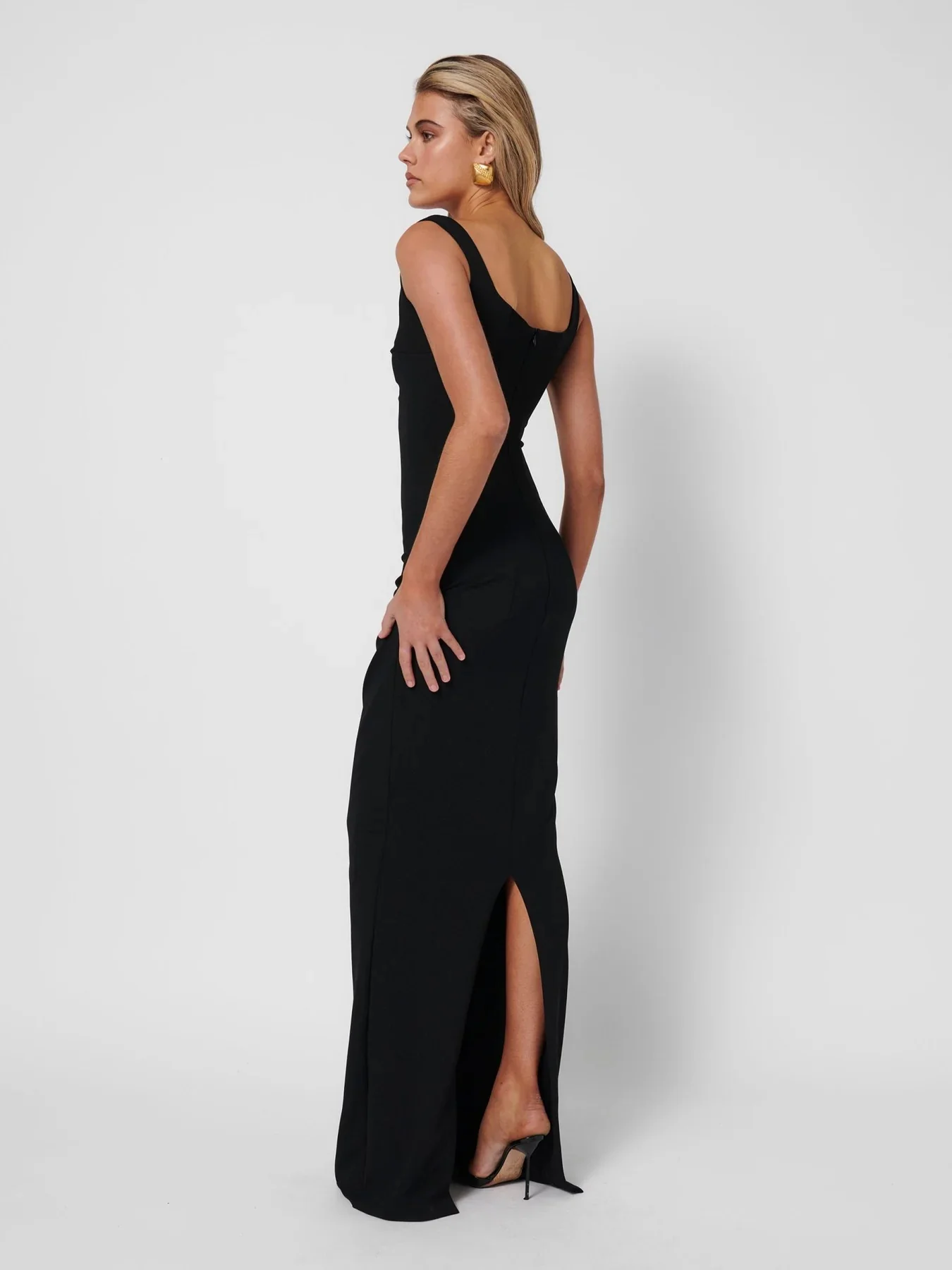 EFFIE KATS Womens Natalya Gown - Black - Image 4