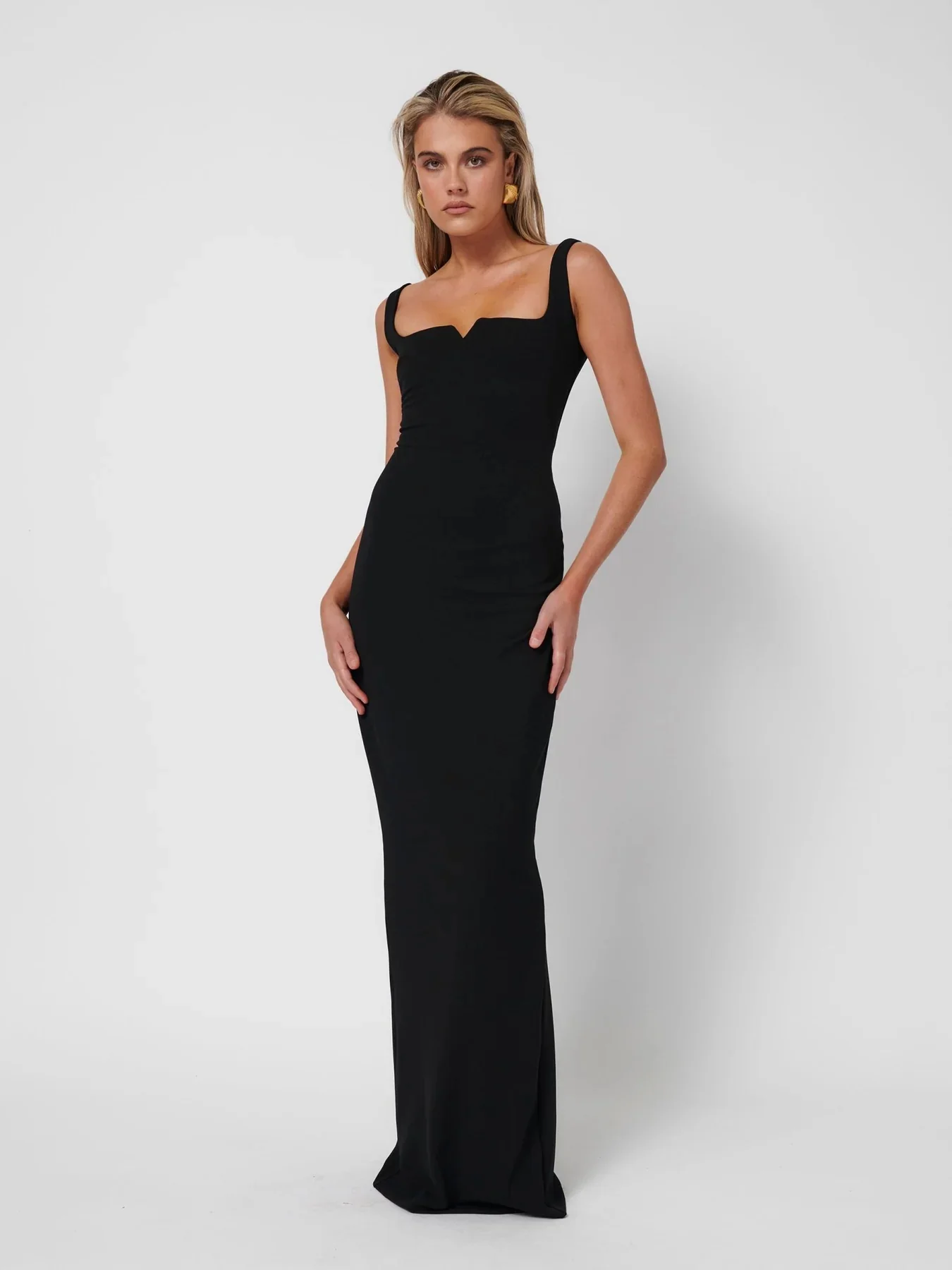 EFFIE KATS Womens Natalya Gown - Black - Image 6