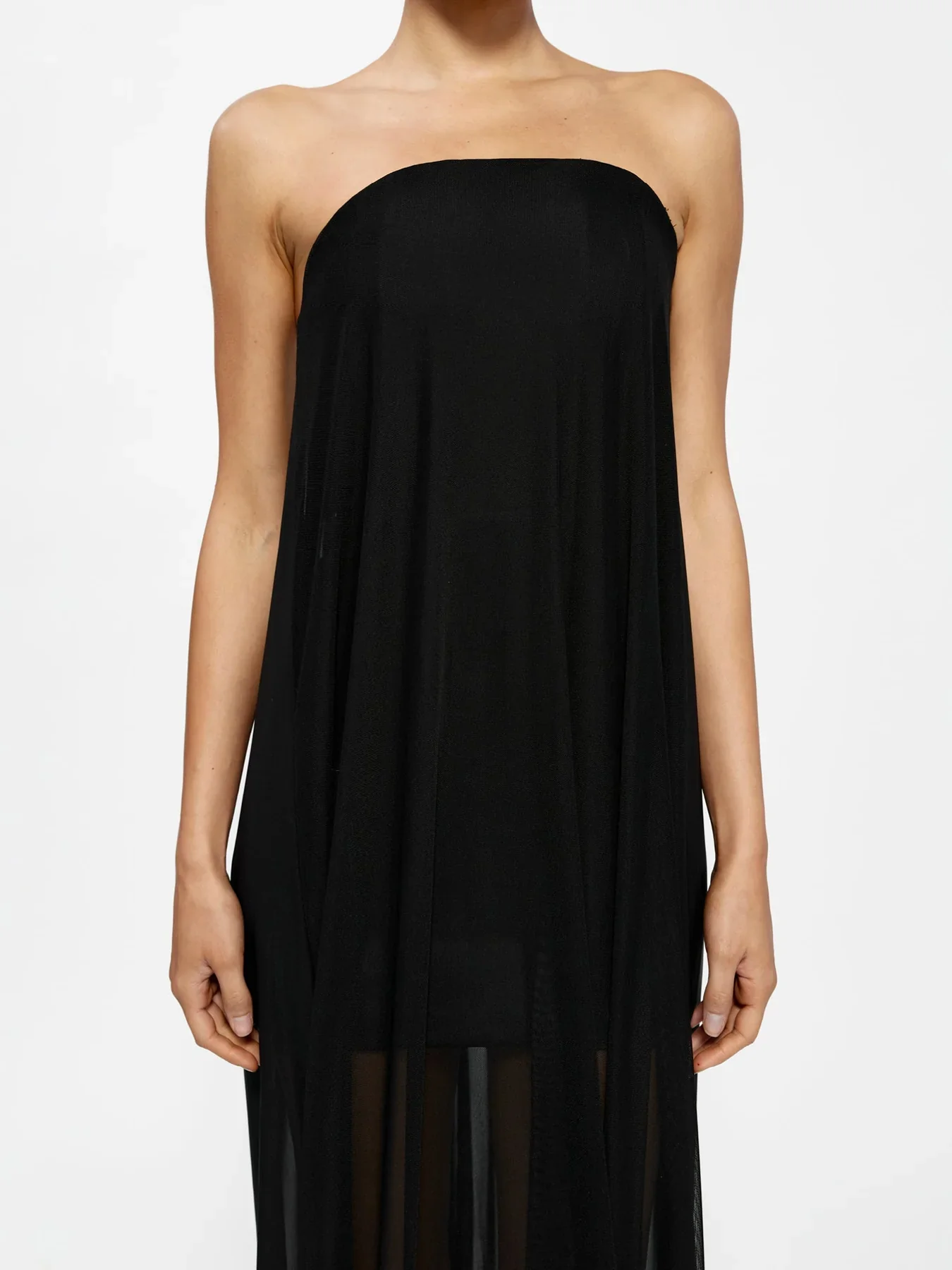 EFFIE KATS Womens Orianna Mini Dress Black - Image 8