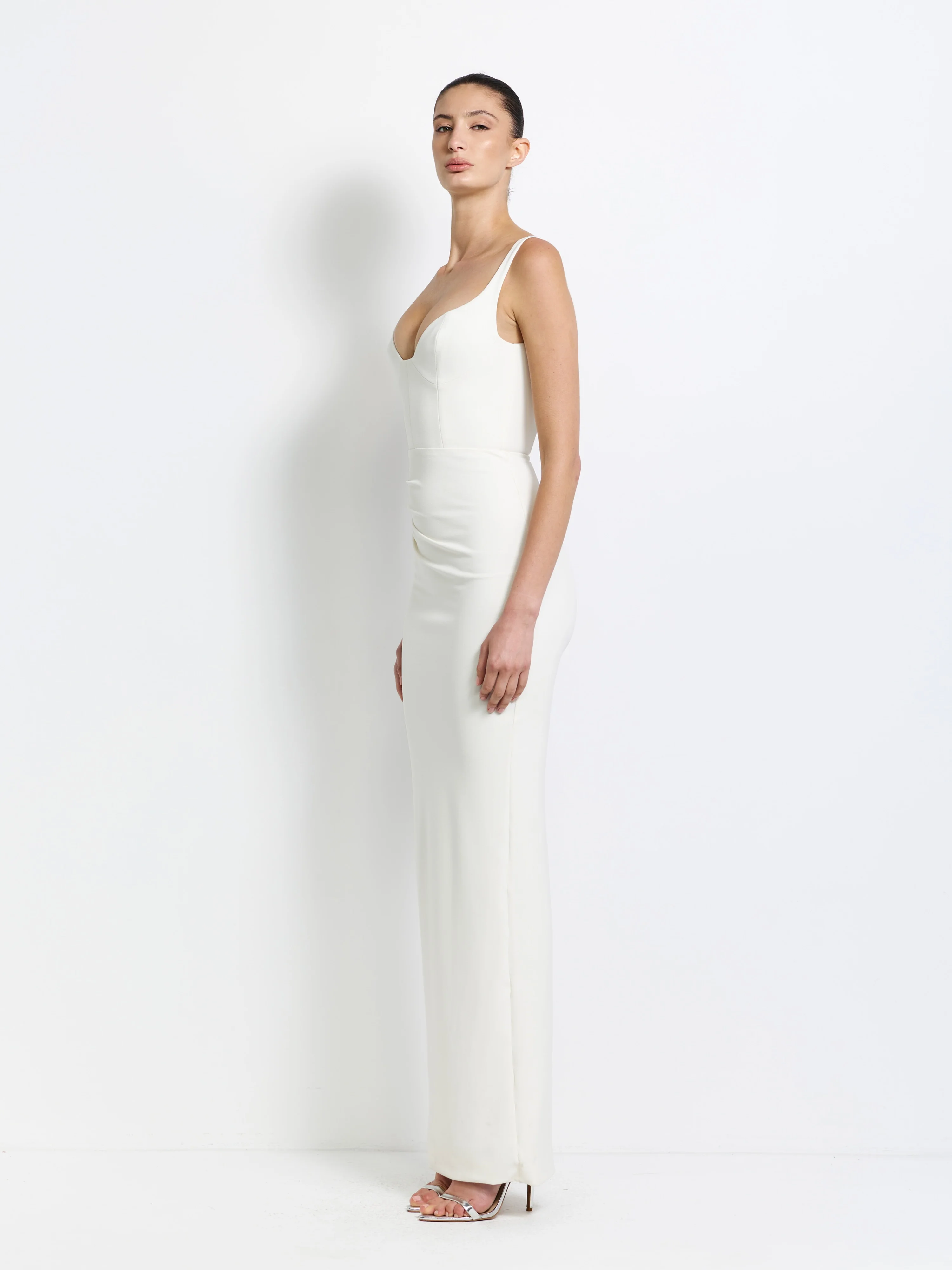EFFIE KATS Womens Pearl Gown in Ivory - Image 4