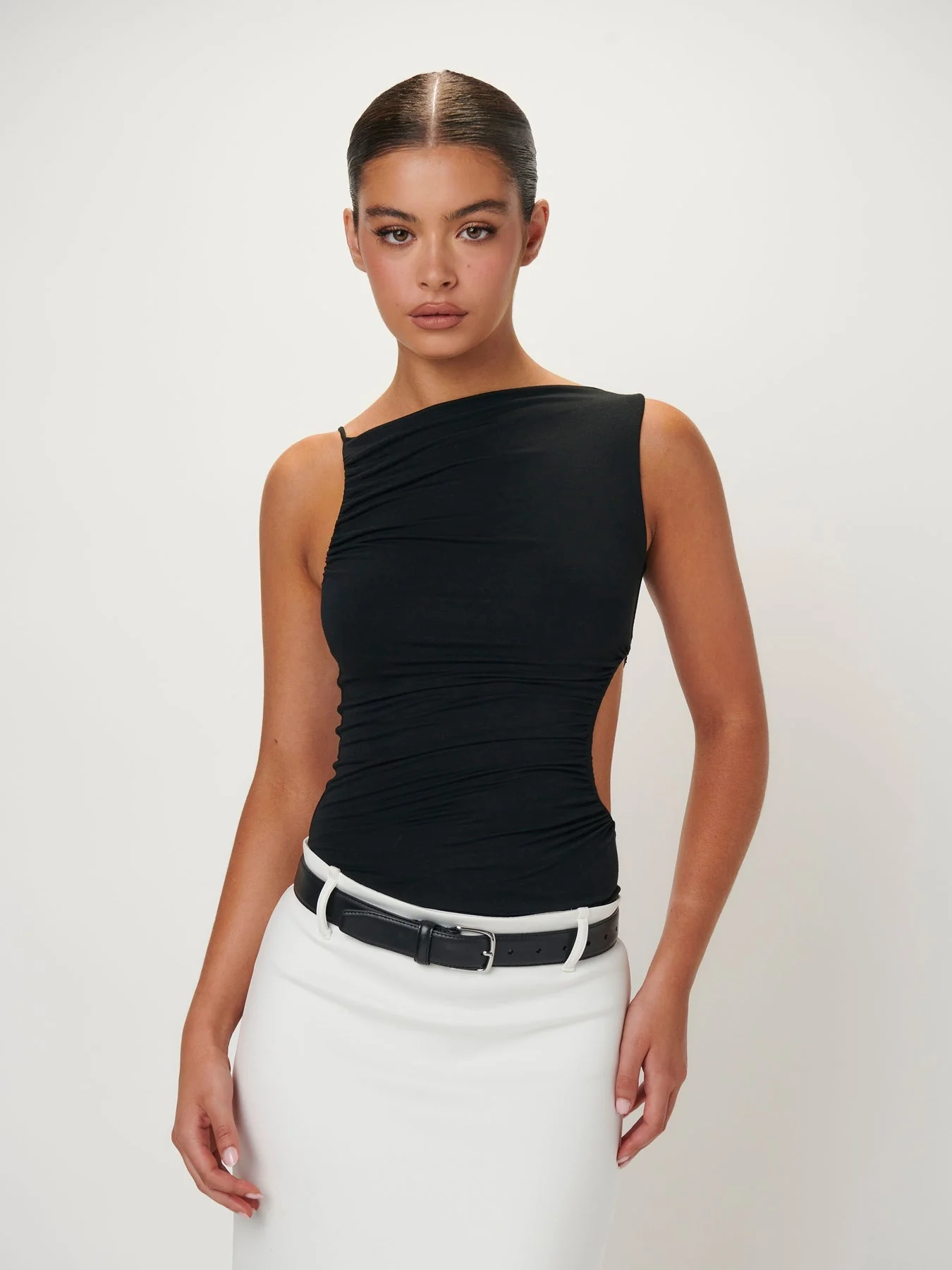 EFFIE KATS Womens Rae Bodysuit - Black - Image 3