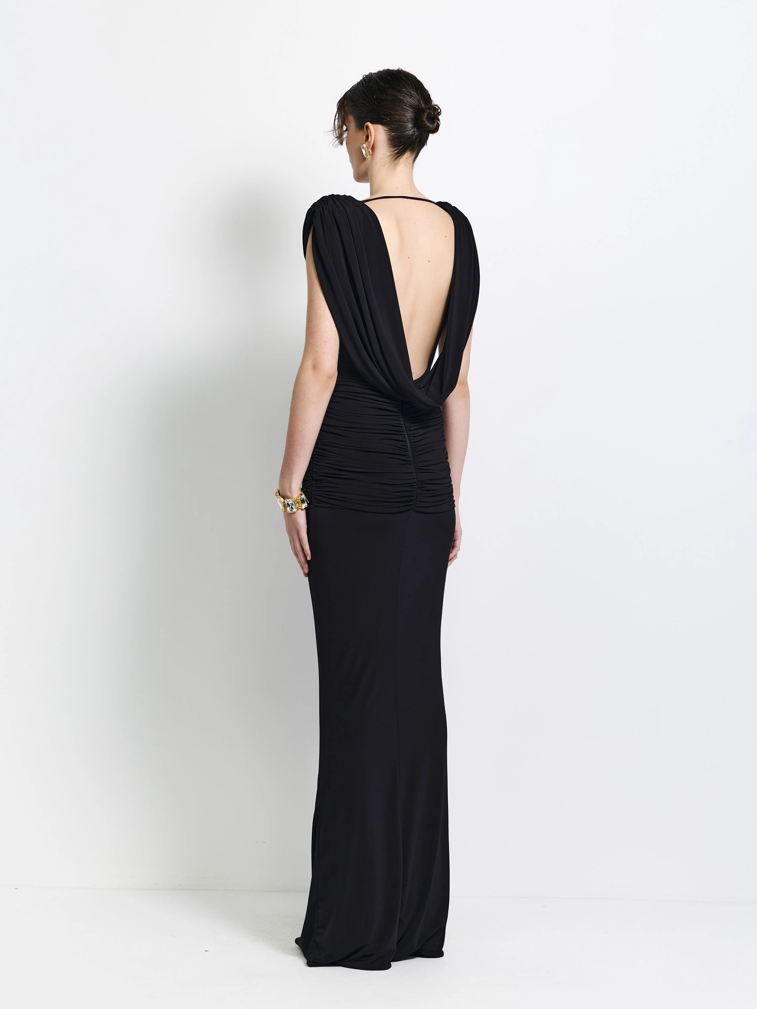 EFFIE KATS Womens Steele Gown in Black - Image 5