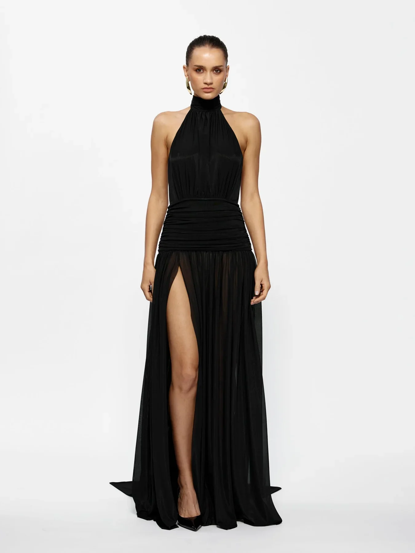 EFFIE KATS Womens Verity Gown Black - Image 2