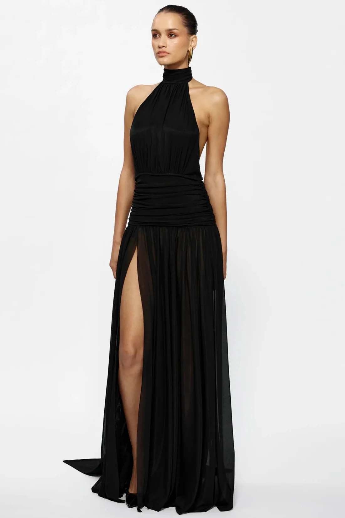 EFFIE KATS Womens Verity Gown Black - Image 6