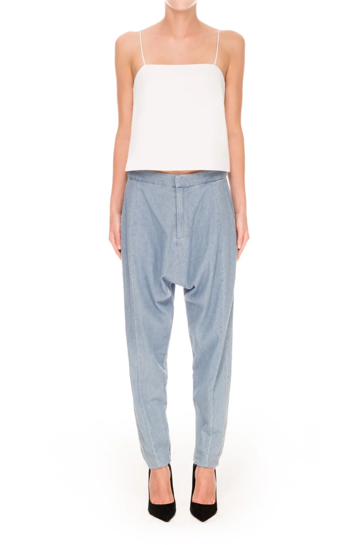 Finders Keepers The Label WOMENS CRYSTAL AIR TOP - WHITE - Image 3