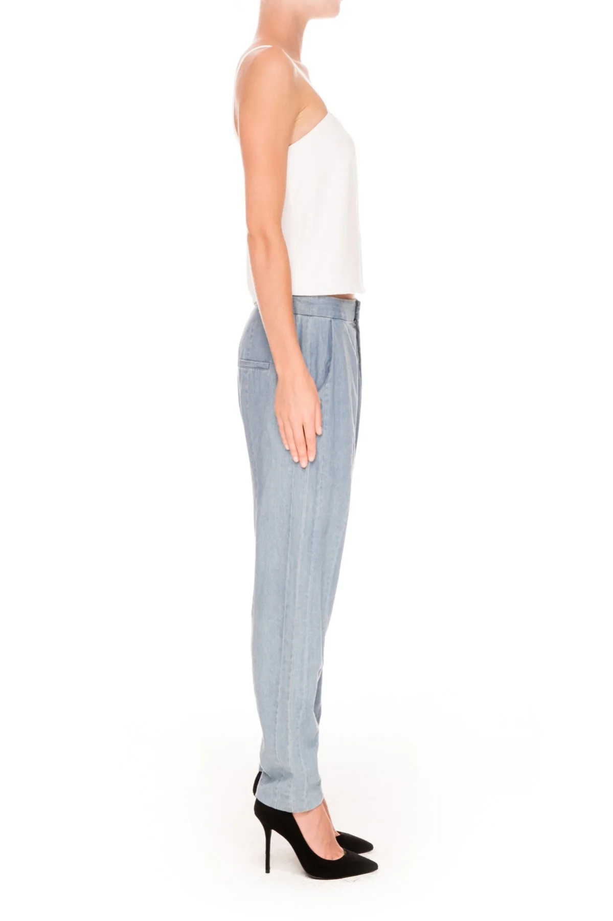 Finders Keepers The Label WOMENS CRYSTAL AIR TOP - WHITE - Image 5